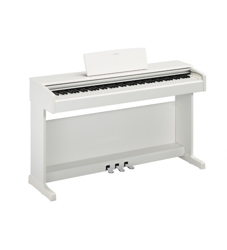 Doornen helemaal Gemakkelijk ARIUS YDP-145WH Digitale Piano, 88 Toetsen Gewogen, Mat Wit